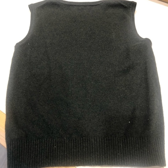 SMART SET Cashmere Angora Blend Sweater Vest - Picture 4 of 5